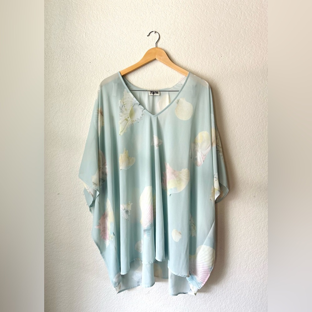 Show Me Your Mumu Ladies Peta Tunic Suzies Sea Shells Summer Top Size XL
